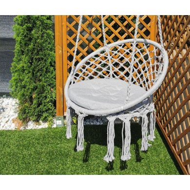 Подушка на садовые качели Kontrast BOHO Серый 5.19.27015 фото - 5