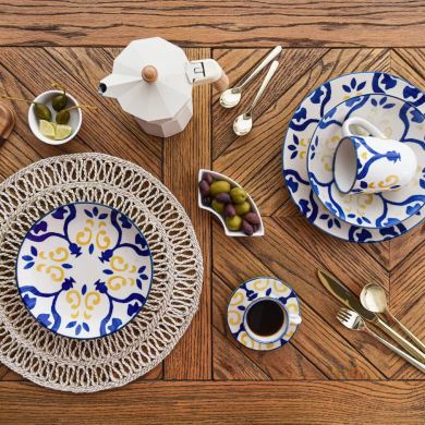 Чашка с блюдцем Duka Andalusia 60 мл | Кремовый / Принт - 9 Чашка с блюдцем Duka Andalusia 60 мл | Кремовый / Принт 2221459 фото - 9