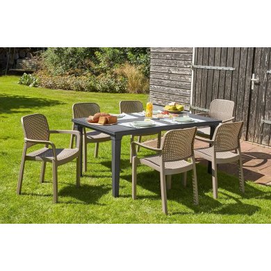 Садовий стілець Keter SAMANNA Капучино 216922 фото - 3