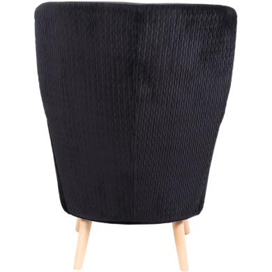 Кресло мягкое Mebel Elit SANTOS Черный - 2 Кресло мягкое Mebel Elit SANTOS Черный ME.SANTOS/CZ/DK/V/FW фото - 2