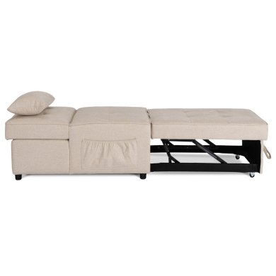 Кресло мягкое раскладное Mebel Elit IBERIS BIG Бежевый ME.IBERIS/BZ/T/FW80 фото - 5