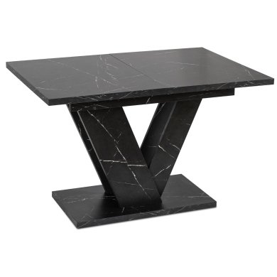 Раскладной обеденный стол Mebel Elit CLARK Marmur Черный PM.DUBAJ/CZM/S