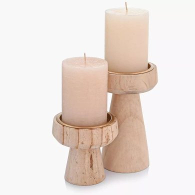 Подсвечник Duka Natural Scandi 17 см | Дерево 2221027 фото - 3