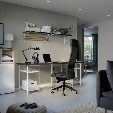 IKEA Письменный стол LAGKAPTEN/SPAND Коричневый (ИКЕА ЛАГКАПТЕН/СПАНД) 19568530 фото - 4