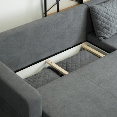 Розкладний диван Mebel Elit SATORE Сірий ME.ASTI/PRINCEASH/NAR фото - 8