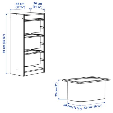 IKEA TROFAST (ИКЕА ТРОФАСТ) 49477492 фото - 4