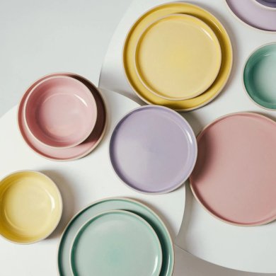 Десертная тарелка Homla LABRA 20 см Розовый 243155 фото - 9