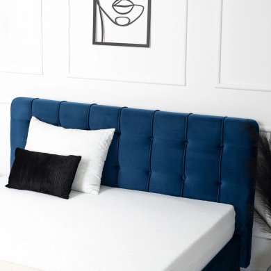 Ліжко Mebel Elit LINO Welur 160x200 см Синій ME.LINO/160/GR/V/LOZ фото - 6