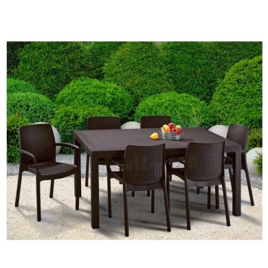 Садовый стол Keter MELODY Коричневый - 2 Садовый стол Keter MELODY Коричневый 230667 фото - 2