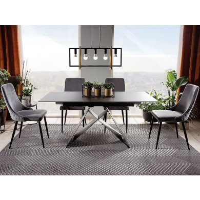 Розкладний обідній стіл Signal WESTIN SG Чорний WESTINSGC120 фото - 6