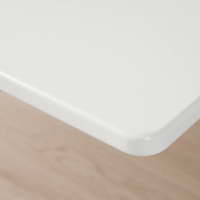 IKEA Стільниця з полицею BERGLARKA 120х70 см Білий (ИКЕА БЕРГЛАРК) 10579967 фото - 4