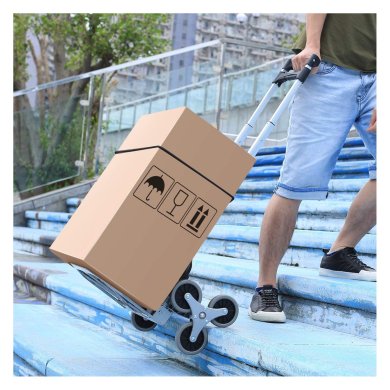 Складная тележка для подъема по лестнице Garden Line 30/60 кг Черный REA5119 фото - 2