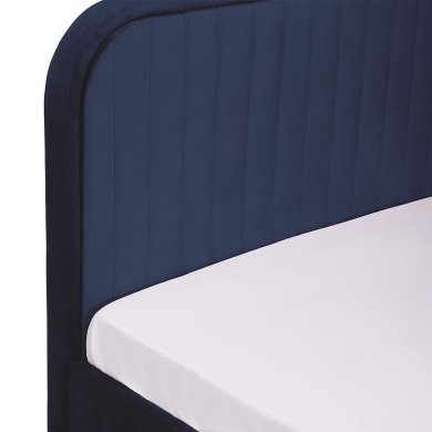 Ліжко Homla KARALIUS Welur 160x200 см Темно-синій - 5 Ліжко Homla KARALIUS Welur 160x200 см Темно-синій 207730 фото - 5