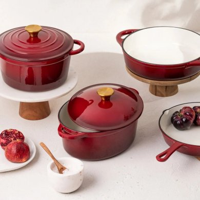 Каструля з кришкою Homla ANDREAS 2,5 л Бордовий 244316 фото - 7