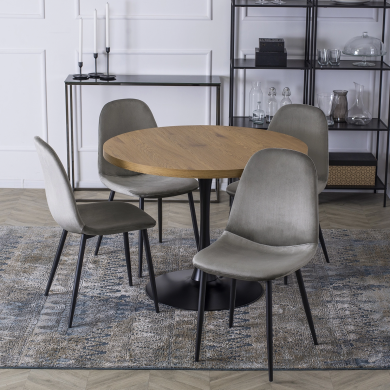 Обідній стілець Mebel Elit OSCAR Сірий ME.OSCAR/P/V/K фото - 5