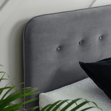 Кровать Mebel Elit DENNIS Welur 90x200 см Темно-серый - 6 Кровать Mebel Elit DENNIS Welur 90x200 см Темно-серый ME.DENNIS/90/CP/V/LOZ фото - 6