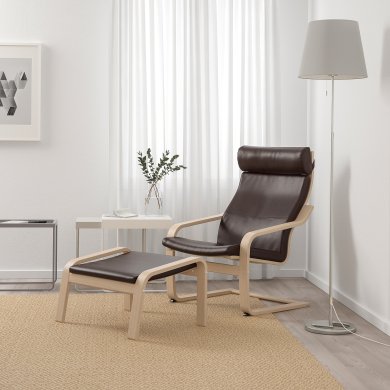 Крісло-качалка POANG Темно-коричневий - 5 IKEA Крісло-качалка POANG Темно-коричневий (ИКЕА ПОАНГ) 79286575 фото - 5