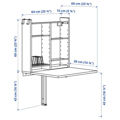 IKEA NORBERG/FRANKLIN (ИКЕА НОРБЕРГ/ФРАНКЛИН) 49480847 фото - 8