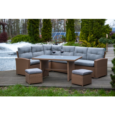 Комплект садових меблів Corciano KARA MAXI Коричневий 5901721056060 фото - 8