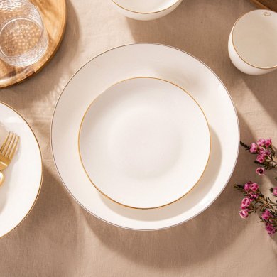 Обідні тарілки Homla AURO 26 см Білий 164359 фото - 5