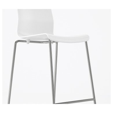 IKEA Барный стул GLENN Белый (ИКЕА ГЛЕН) 60131734 фото - 6