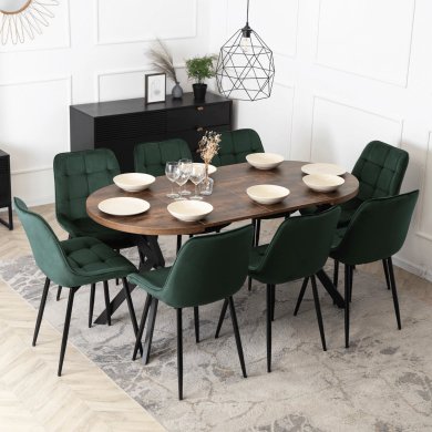 Раскладной обеденный стол Mebel Elit DORIAN Дуб рустик - 11 Раскладной обеденный стол Mebel Elit DORIAN Дуб рустик ME.DORIAN/DRU/CZ/S фото - 11