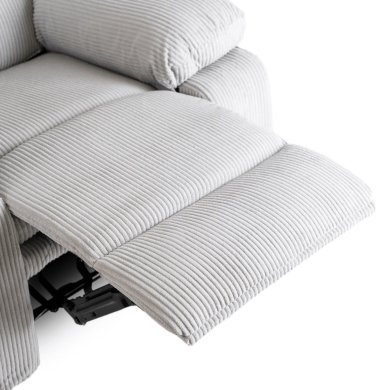 Кресло мягкое раскладное с реклайнером Mebel Elit ARTURO Velvet Серый ME.ARTURO/P/SZTR/FW фото - 8