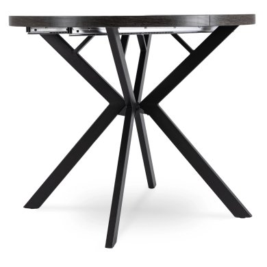 Розкладний обідній стіл Mebel Elit LUGO Чорний - 3 Розкладний обідній стіл Mebel Elit LUGO Чорний ME.LUGO/CZ/CZ/S фото - 3