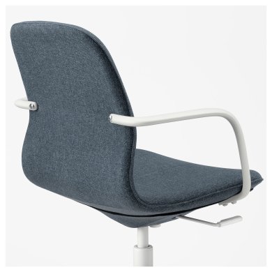 IKEA Офісне крісло LANGFJALL Синій (ИКЕА ЛАНГФЬЯЛЛЬ) 69252769 фото - 8
