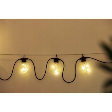 Декоративна гірлянда Garden Line 20 LED 17 м Тепло-білий - 4 Декоративна гірлянда Garden Line 20 LED 17 м Тепло-білий SOL1281 фото - 4