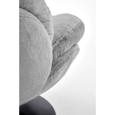 Крісло м'яке поворотне Halmar SHELL Попелястий V-CH-SHELL-FOT-POPIELATY фото - 8