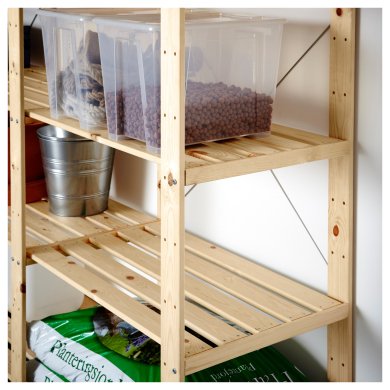 IKEA Стеллаж HEJNE Дерево (ИКЕА HEJNE) 99031408 фото - 5