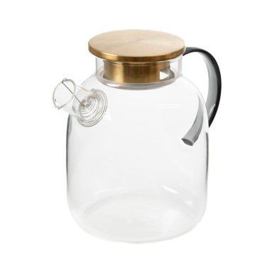 Чайник заварник Homla KUBBE 1,8 л Прозрачный 225364 фото - 2