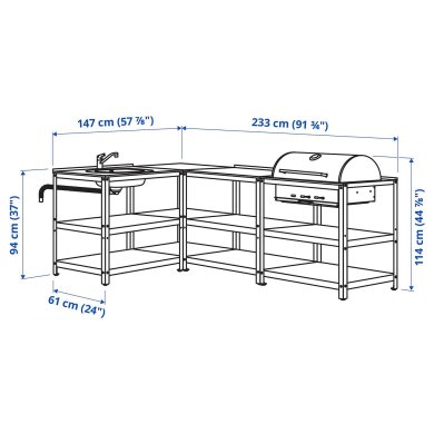 IKEA GRILLSKAR (ИКЕА ГРИЛЛСКАР) 89616113 фото - 2