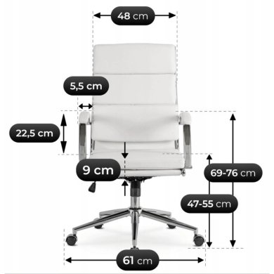 Офисное кресло Mebel Elit CAMILO Белый ME.CAMILO/B/E/FO фото - 9