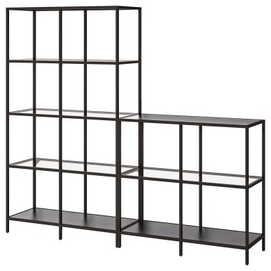 IKEA Стелаж VITTSJO Чорний (ИКЕА ВИТШО) 79294542