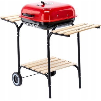 Угольный гриль Garden Line BBQ0155 Красный - 5 Угольный гриль Garden Line BBQ0155 Красный BBQ0155 фото - 5