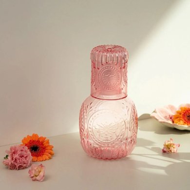 Графин зі склянкою Homla MUNCHO 1 л Рожевий - 9 Графин зі склянкою Homla MUNCHO 1 л Рожевий 239592 фото - 9