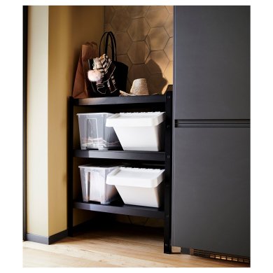 IKEA Стеллаж BROR Черный (ИКЕА BROR) 39272655 фото - 5