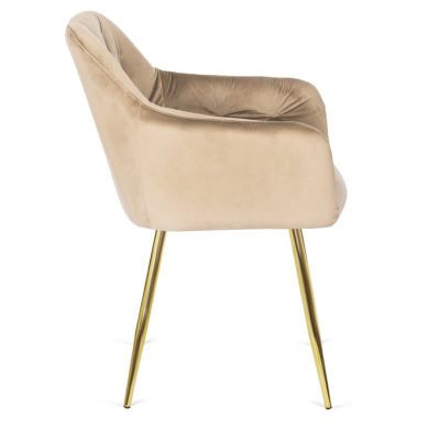 Обеденный стул Mebel Elit RAYA Кремовый ME.RAYA/KR/ZL/V/K фото - 3