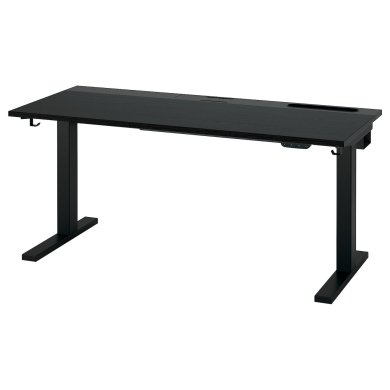 IKEA Письмовий стіл для роботи сидячи/стоячи MITTZON Чорний (ИКЕА МИЦОН) 09528257 фото - 2