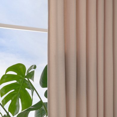 IKEA Шторы GINSTMOTT 145х300 см 2 шт Бежевый (ИКЕА ГИНСТОТТ) 70605416 фото - 4