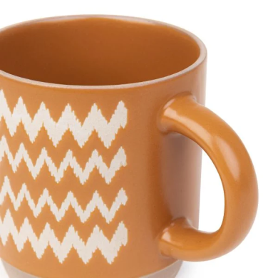 Кружка Homla GRANTI 280 мл | Цегляний / Принт - 4 Кружка Homla GRANTI 280 мл | Цегляний / Принт 218185 фото - 4