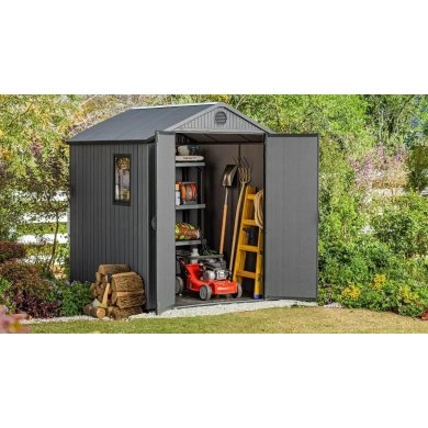 Садовый домик Keter DARWIN 190х182х221 см Серый 249359 фото - 6
