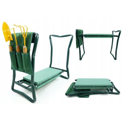 Табурет для огорода Garden Line KNEELER 3в1 Зеленый GWI3632
