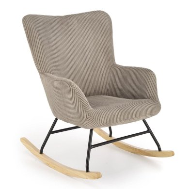 Кресло-качалка мягкое Halmar BELMIRO Пепельный Кресло-качалка мягкое Halmar BELMIRO Пепельный V-CH-BELMIRO-FOT-POPIELATY