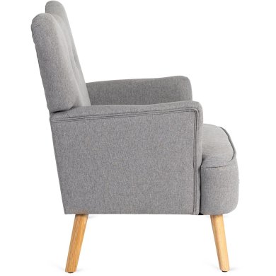 Кресло мягкое Mebel Elit BUNNY Светло-серый ME.BUNNY/JP/DK/T/FW фото - 4