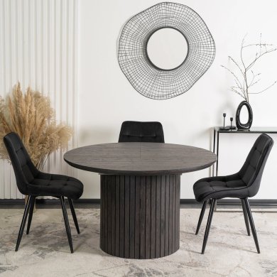 Розкладний обідній стіл Mebel Elit CHARLES Чорний ME.CHARLES/CZ/S фото - 10