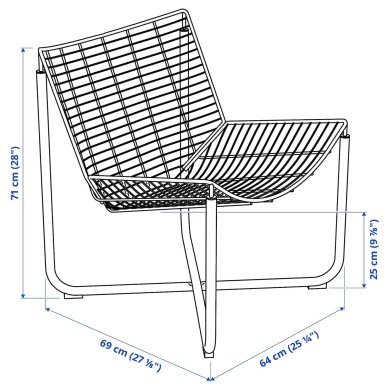 IKEA Крісло SKALBODA Помаранчевий (ИКЕА СКАЛЬБОДА) 40555309 фото - 4