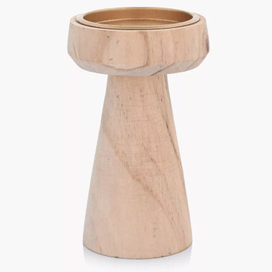 Подсвечник Duka Natural Scandi 17 см | Дерево 2221027 фото - 2